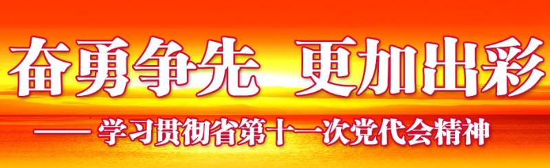 奮勇爭先，更加出彩——學(xué)習(xí)貫徹省第十一次黨代會精神